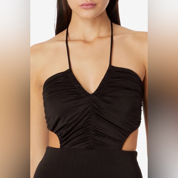 AllSaints Ophelia Black Jumpsuit Size 10 NWT - Picture 6 of 14